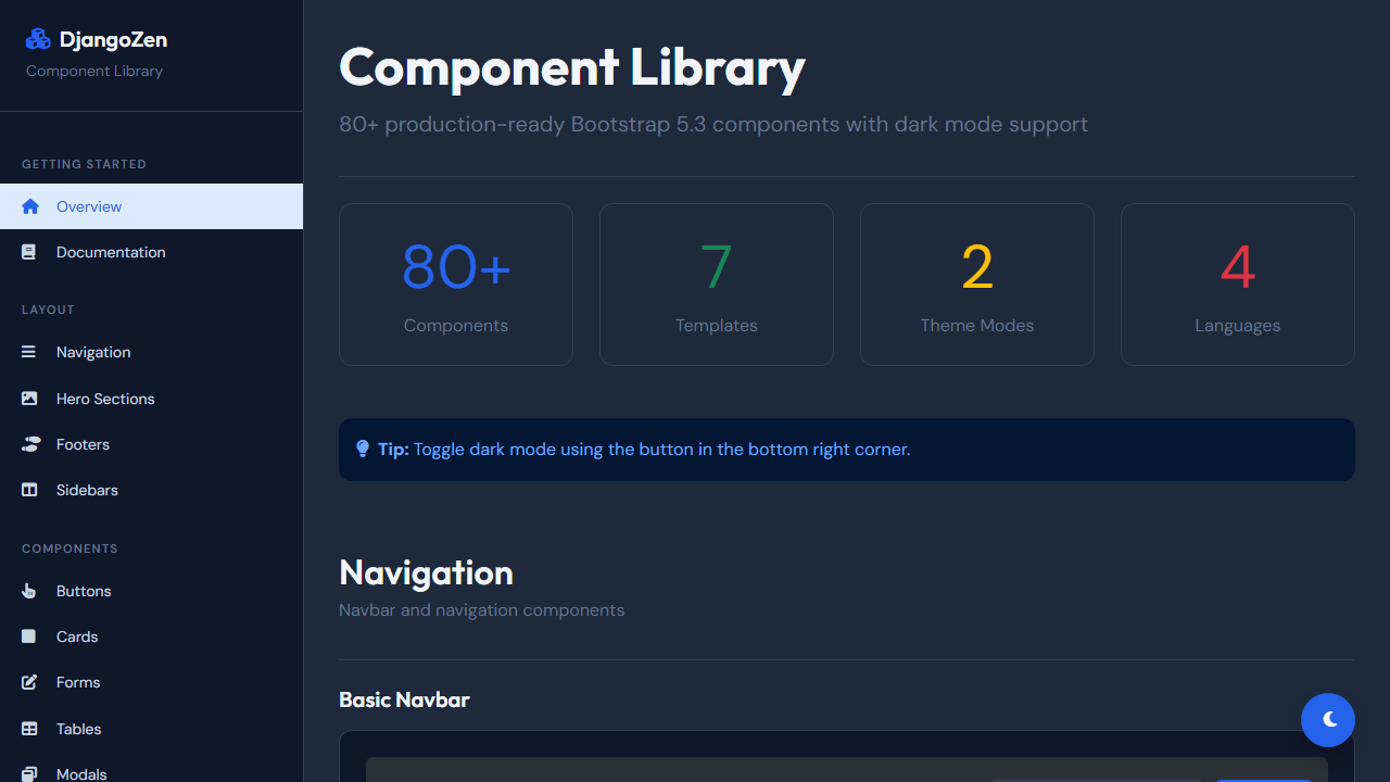 Component Library - 50+ components